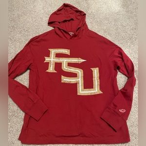 LEAGUE  FSU ladies long sleeve hoodie t-shirt size medium